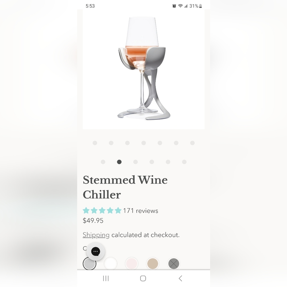 Stemmed Wine Glass Chiller 🍷